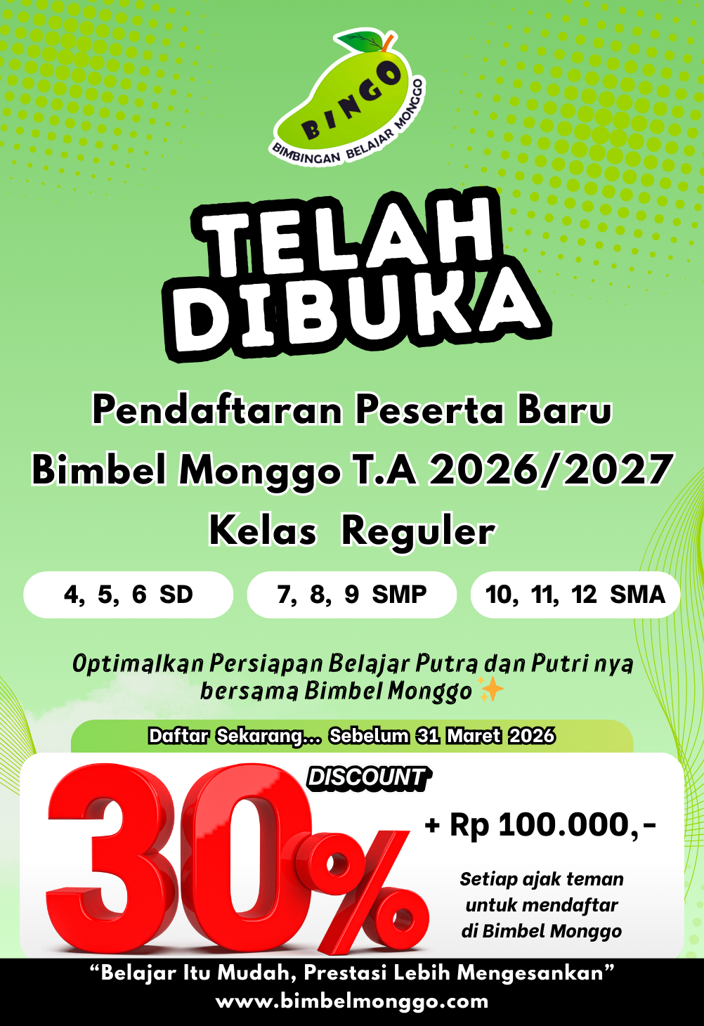 PROMO DISKON 30%